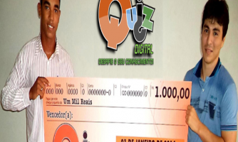 Site QUIZ DIGITAL entrega prêmio de R$ 1.000,00 para os vencedores de Dezembro