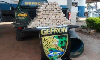 Gefron apreende mais 87 tabletes de cocaína