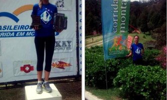 Nathália Ramalho é campeão brasileira de corrida de Montanha