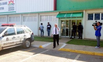 Gaeco cumprem mandados de busca e apreensão na prefeitura de Varzea Grande
