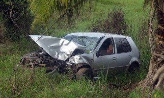 MORTE NA MT 175: homem morre após carro perder o controle e capotar