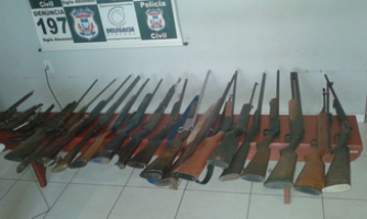 Polícia Civil apreende arsenal de armas e munições em Rio Branco