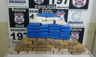 Polícia Civil prende traficantes com 62 quilos de cocaína em Porto Esperidião