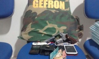 GEFRON e Polícia Militar prendem em Mirassol suspeitos de roubo a residência