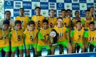 Araputanga conquista título inédito de campeão estadual de futebol nos Jogos Estudantil