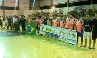 Abertura do 1o Campeonato Municipal de Futsal 2016 é marcada por grande público e jogão de Bola