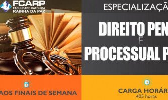 FCARP oferece Especialização em Direito Penal e Processual Penal