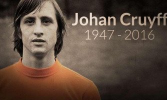 Maior lenda do futebol holandês, Johan Cruyff morre aos 68 anos