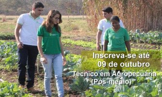 IFMT Cáceres oferece 40 vagas para o curso Técnico em Agropecuária