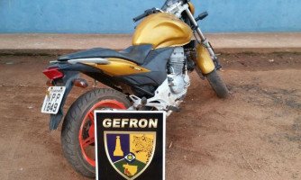 Gefron prende homem que estava em liberdade condicional indo com moto para Bolívi