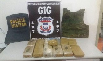 Ação integrada prende traficante com 12 quilos de pasta base em Cáceres