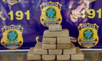 Adolescente de Quatro Marcos  é detida com 12 quilos de cocaína na BR-070