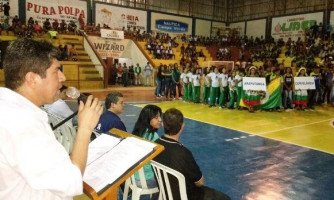 Grande festa em Cáceres marca início dos Jogos Escolares de Mato Grosso