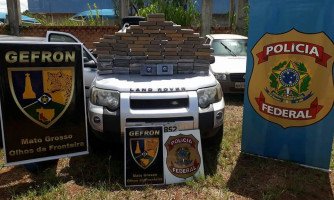 MAIS DE 90 KG: Gefron e PF de Cáceres apreendem droga na fronteira