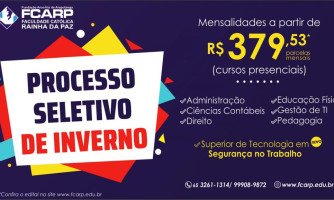FCARP  lança processo seletivo de inverno