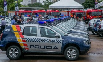 Carros da polícia alugados para o governo de MT são 'apreendidos' por atraso em pagamento
