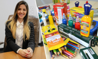 QUATRO MARCOS: Bom exemplo! Juíza sai do gabinete e faz campanha para arrecadar material escolar a alunos pobres