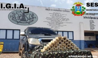 Gefron apreende 44 tabletes de drogas e recupera dois veículos na fronteira