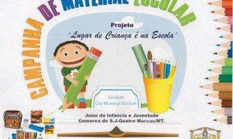 Juíza lança pela segunda vez campanha para arrecadar material escolar