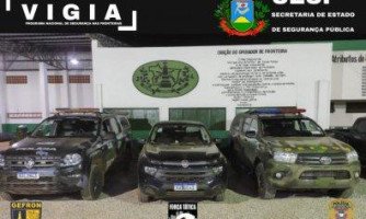Dois são presos por roubo de Fiat Toro em Porto Esperidião