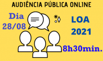 Prefeitura de Quatro Marcos  realizará Audiência Pública virtual sobre elaboração da Lei Orçamentária Anual para 2021