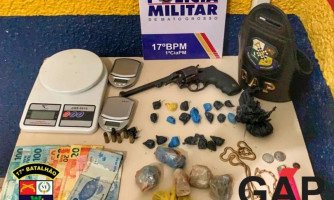 Ação conjunta do GAP E ALI  prendem membros de facção com armas e drogas em Mirassol