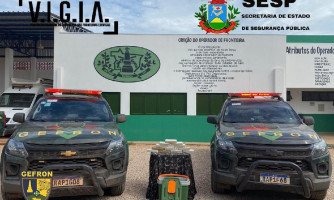 Gefron prende boliviano que transportava 12 tabletes de cocaína