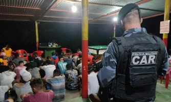 PM encerra cinco festas clandestinas com 300 pessoas aglomeradas em Rondonópolis