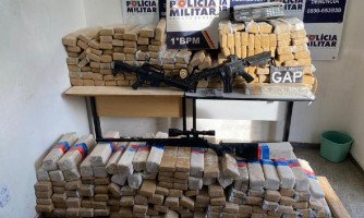 Polícia Militar apreende mais de 1 tonelada de droga em menos de uma semana