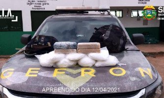 Gefron e Policia Civil  prendem dois suspeitos com 4 kg de cocaína e 7kg de ácido bórico