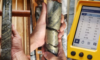 Meridian perfura  mineralização em seu Projeto Cabaçal, as leituras alcançam 13,0% de cobre, 34 g / t de ouro e 29 g / t de prata