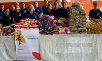 GINCANA DA SOLIDARIEDADE: escola arrecada 696,095 kg de alimentos para serem distribuídos em forma de cestas básicas para famílias carentes de Quatro Marcos.