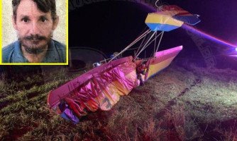Ultraleve cai e mata piloto em Glória D'Oeste