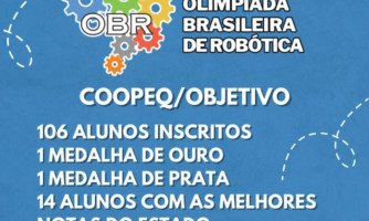 Alunos da COOPEQ/OBJETIVO são destaques na Olimpíadas Brasileira de Robótica – Modalidade Teórica 2022