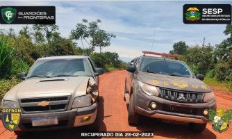 Caminhonete  roubada em Jauru    é recuperada  no  mesmo  dia  em  Porto  Esperidião