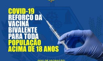 Em São José  dos Quatro Marcos, Vacina Bivalente de Covid-19 está liberada para pessoas de 18 anos ou mais