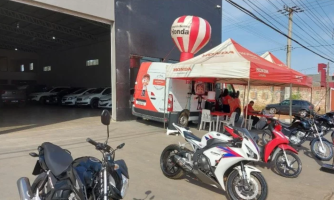 Hoje - Feirão de Motos da Honda na Sementes Car com brindes da Cometa Motocenter