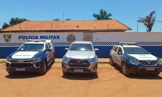Em São José dos Quatro Marcos, Forças de Segurança Pública Realizam Apreensão de Caminhonete roubada em Cuiabá