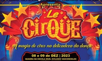 Le Cirque! A magia do circo será apresentado através da dança neste fim de semana em Quatro Marcos