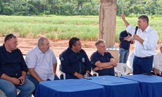 Em Pontes e Lacerda Deputado Estadual Valmir Moretto prefeitos e vereadores acompanham Secretário de Saúde de MT em inspeção de terrenos para contrução do Hospital Regional no Vale do Guaporé
