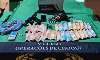 Polícia Militar Prende Suspeito Armado e com Drogas em São José dos Quatro Marcos