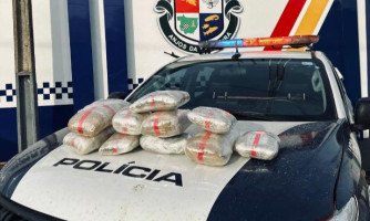 Polícia Militar  apreende drogas durante operação Tolerância Zero em Mirassol D’Oeste; Suspeito transportava 11 invólucros de maconha tipo skunk em caixa suspeita