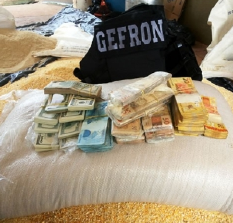 Gefron apreende mais de US$ 70 mil em sacos de farelo de milho em MT