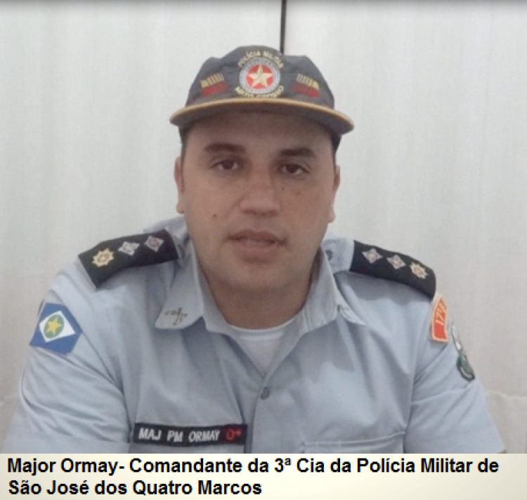 3ª Cia de Polícia Militar de Quatro Marcos tem novo comandante
