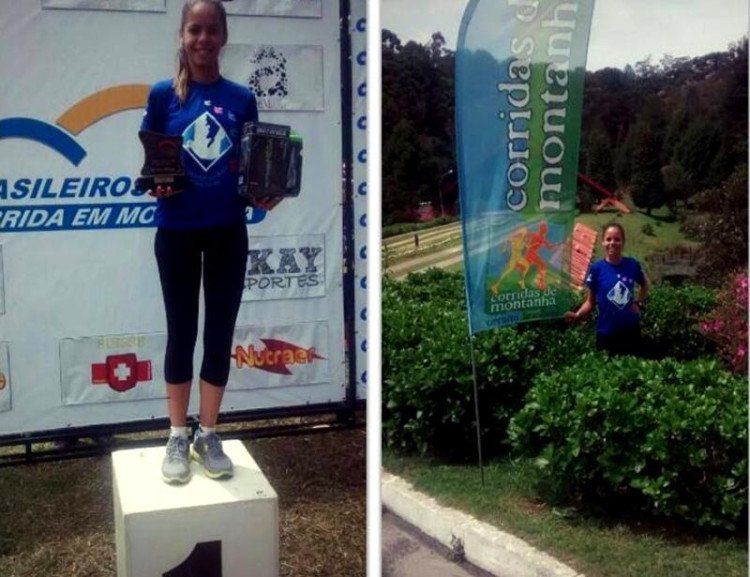 Nathália Ramalho é campeão brasileira de corrida de Montanha