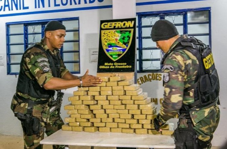 SEGURANÇA NA FRONTEIRA: Quase 100 quilos de cocaína são apreendidos na Operação Brasil Integrado em MT