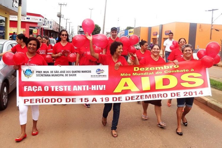 Saúde promove Dezembro Vermelho em São José dos Quatro Marcos