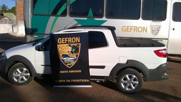 GEFRON recupera mais um veículo furtado que estava sendo levado para a Bolívia