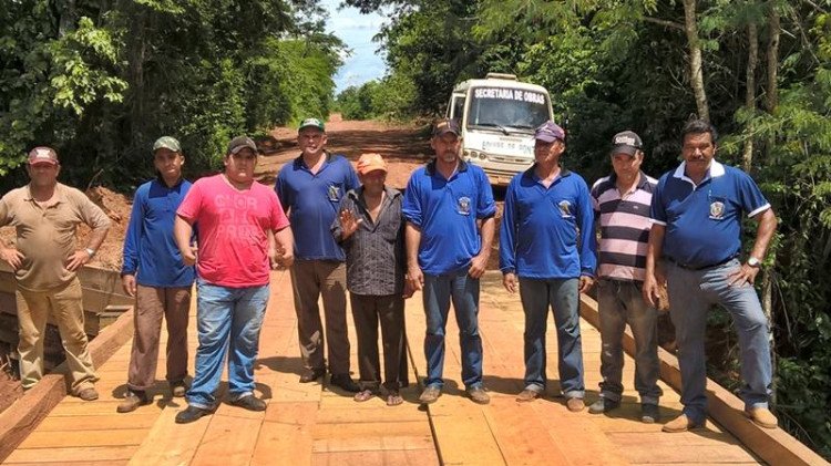 Três pontes são recuperadas em menos de Trinta Dias em Mirassol D'Oeste