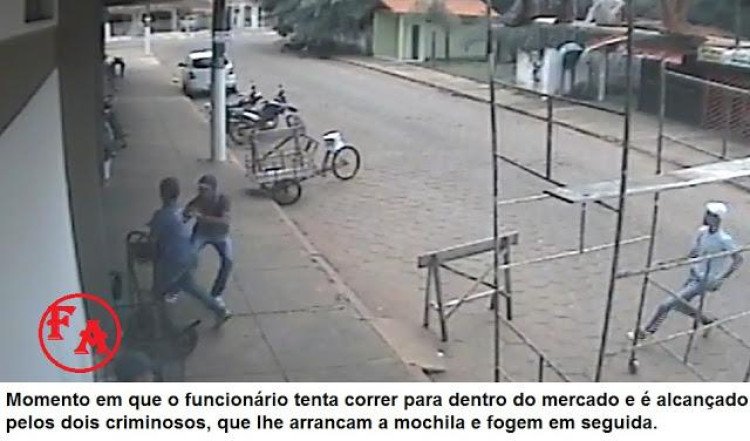 Criminosos roubam malote com aproximadamente 100 mil  reais em Cáceres